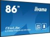 IIYAMA Monitor 85.6 calowy LH8675UHS-B1A, 24^7,IPS,ANDROID.11,4K,500cd^m2,WiFi,3xHDMI,DP,Daisy^Chain,2xUSB,2x10W,RJ45,iiSignage2